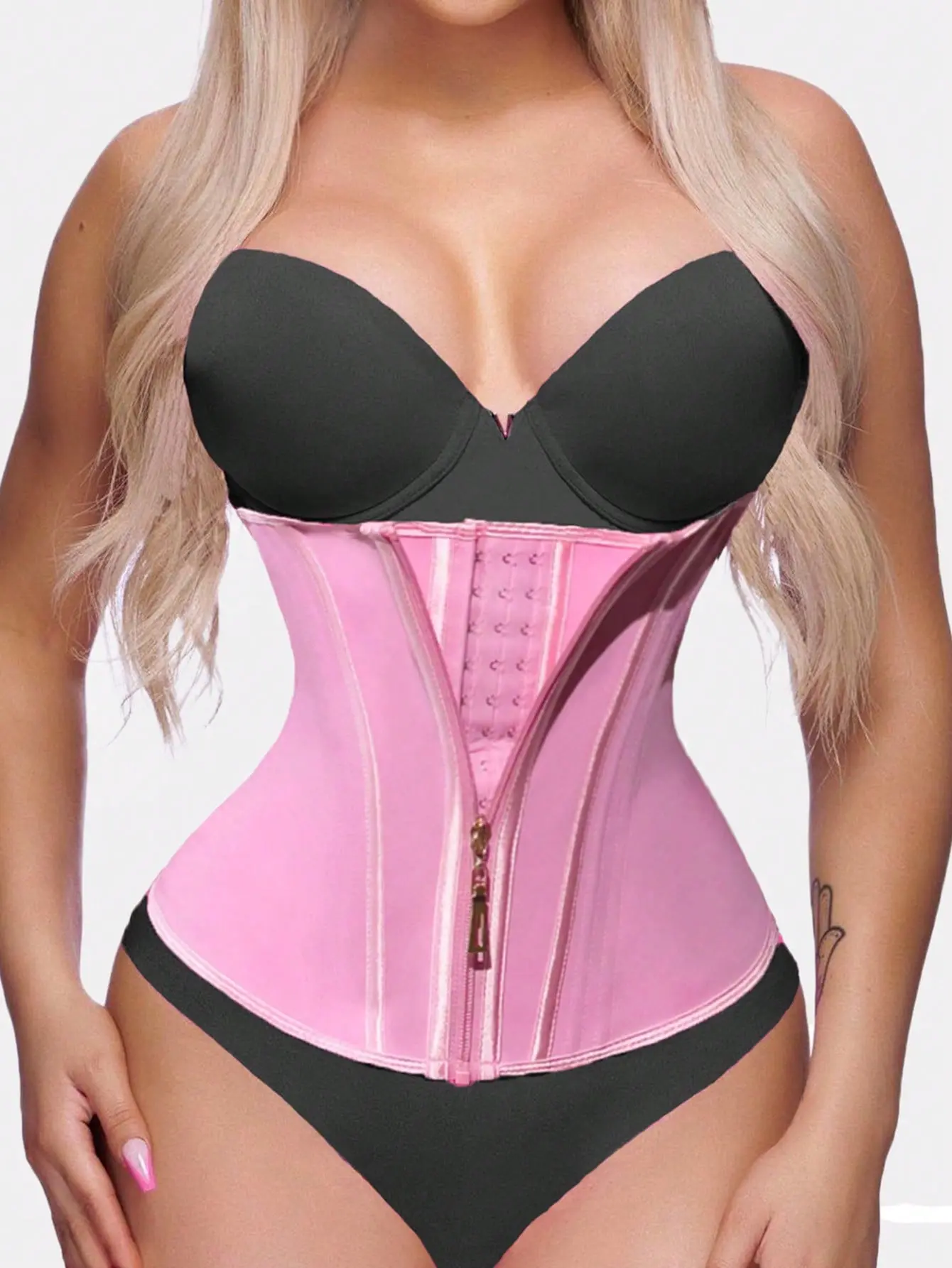Shapewear Waist Trainer Belt with Zipper Girdle High Compression Body Shaper for Women - Latex Waist Cincher - Womenswear Comfort Sexy Shapewear Womenswear