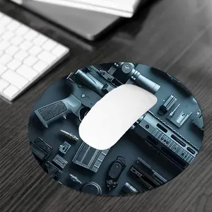 Gun Tactics Special Forces Pattern Mouse Pad, Rectangle Gaming Mouse Pad, Non-slip Rubber Pad, Desktop Decoration Protection Pad for Home, Office, Desk Accessories