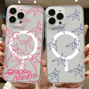 Epc G-Gracie Abrams Singer 21 Magnetic Phone Case For IPhone 16 15 14 13 12 11 8 7 Plus Pro Max X XR XSMax Soft Clear IPhone 16 Case Premium Phone Case Deals For You