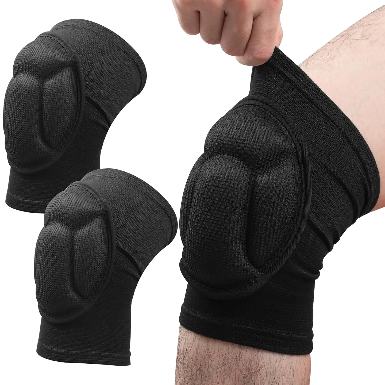 Thick EVA Gardening Knee Pads - Flexible, Cushioned Protection for Gardening, Cleaning, Daily Work - Multi-Use Sports Knee Pads for Volleyball, Basketball