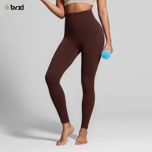 BRXL BrxlGrit Seamless High Waisted Leggings for Women Tummy Control Butt Lifting Workout Pants 4-Way Stretch Squat Proof Non See Through Yoga Pants Gym Training Running Fitness