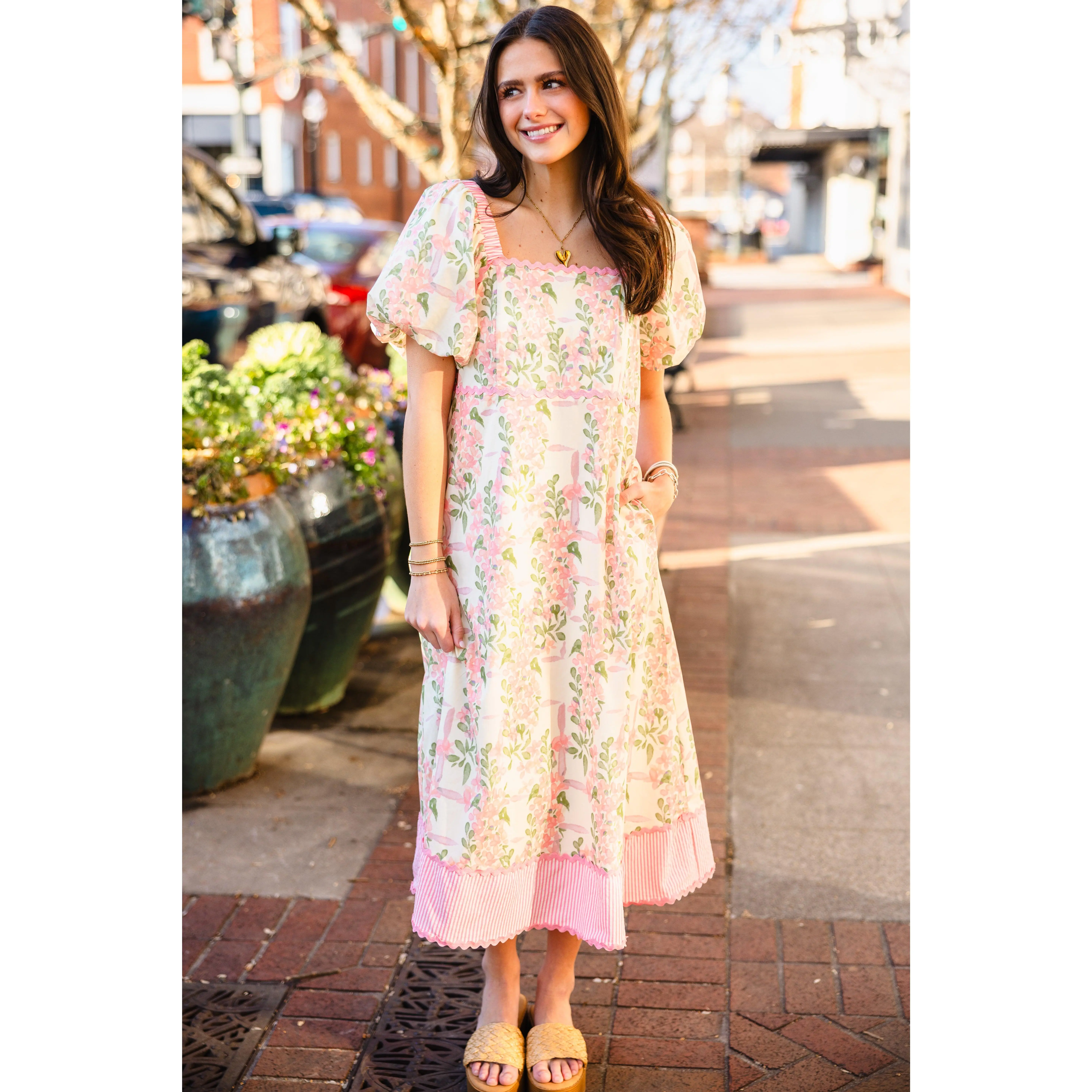 blue puff sleeve dress - TikTok Shop