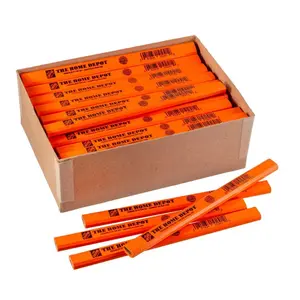 Oversized Carpenter Pencils Bulk Writing Utensil (72-Pack, Boxed)