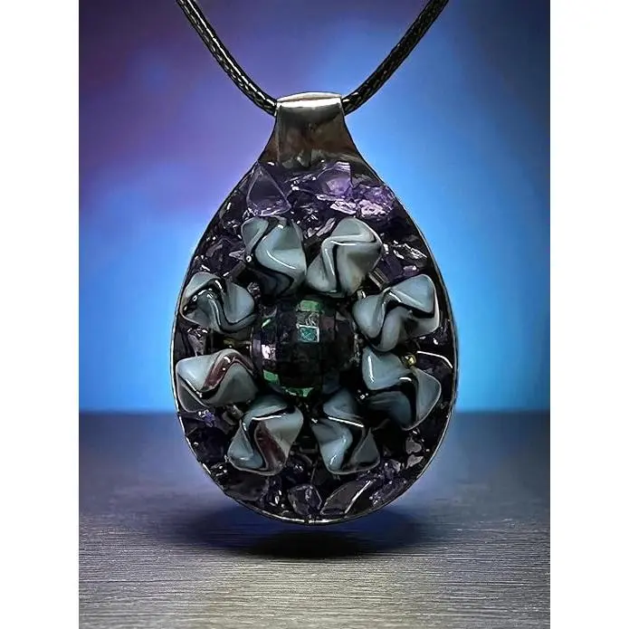 Purple Haze Spoon Necklace