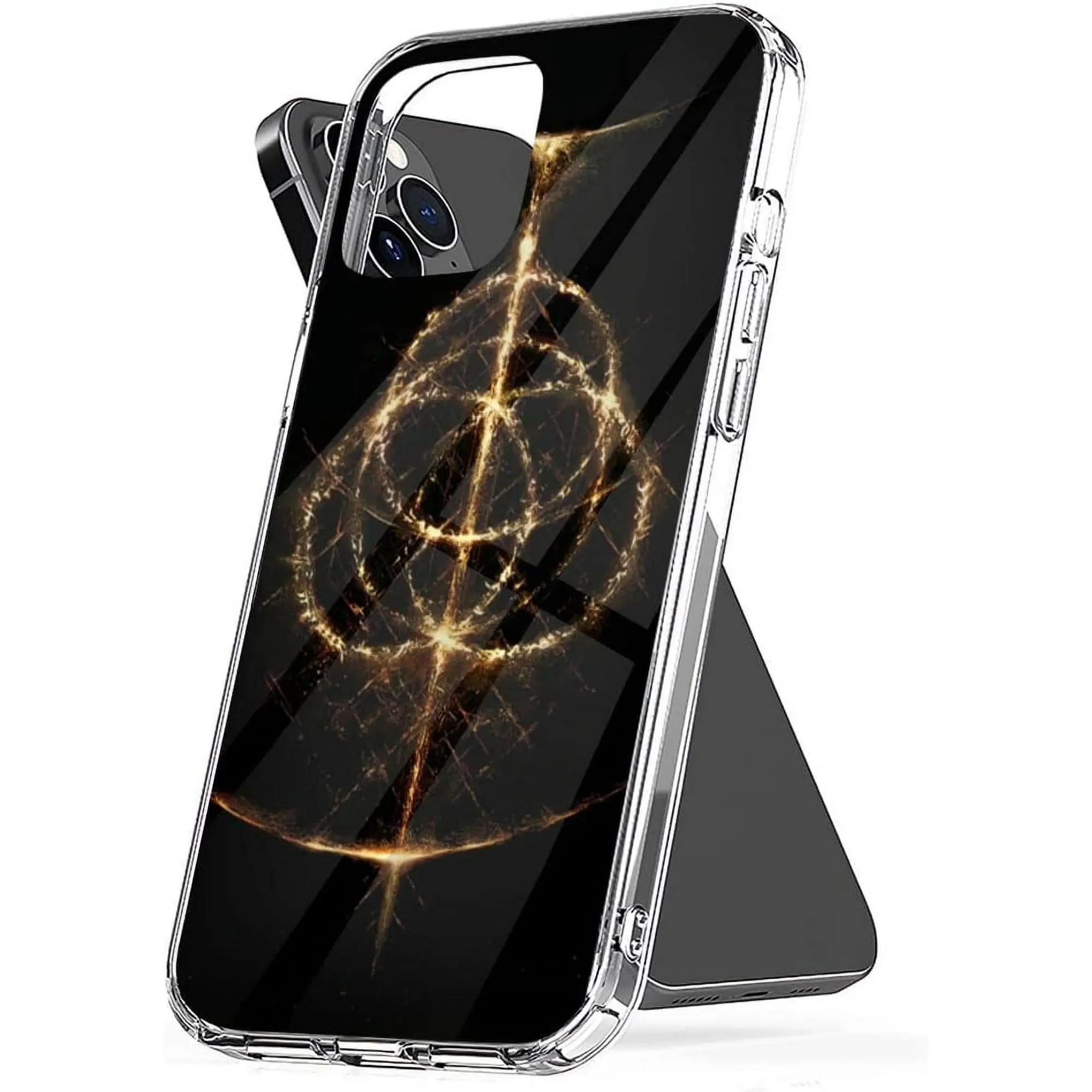 Phone Case Elden Ring Shockproof Accessories Cover TPU Transparent Compatible with iPhone SE 7 8 X XR 11 12 13 14 15 16 Plus Mini Pro Max Samsung Galaxy Note S9 S10 S20 S21 Ultra Plus Cellphone Protective