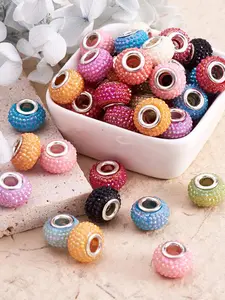 Random Color Beads, Colorful Beads for Bracelet & Necklace & Earrings & Keychain, DIY Jewelry Making Supplies for Women & Girls