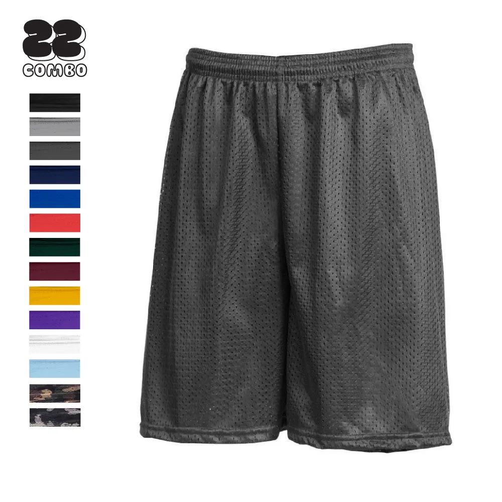 Hill Men's Lightweight Mesh Casual Athletic Cotton Sports Shorts - 2 Pockets, Street Style, Big and Tall Mens Clothing (S to 5XL), Casual Athletic Shorts, Two Pockets