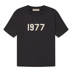 Fear of God Essentials SS22 1977 Logo Tee 'Iron' 125BT212000F