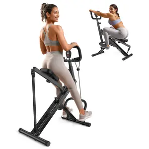 FEIERDUN Squat Machine for Home, 3 Resistance Levels, Glute Trainer & Rowing, Foldable, Easy Setup, 330 LBS Capacity, Full Body Workout, Strength & Balance #SpringStatements
