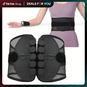 Adjustable Sports Belt Breathable Mesh Upgraded Double Pull Rope Waist Protector for Men Women Outdoor Sports Mountaineering Camping Fitness Office Work