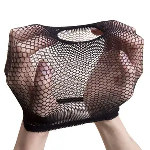 Invisible hairnet cover for securing cosplay headgear, high elastic hairnet