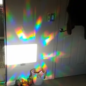 Rainbow Explosion! 7 sets of Prism Window Rainbow Makers Stickers Colorful decor Decorative Light Glass Room Tiles Sticker