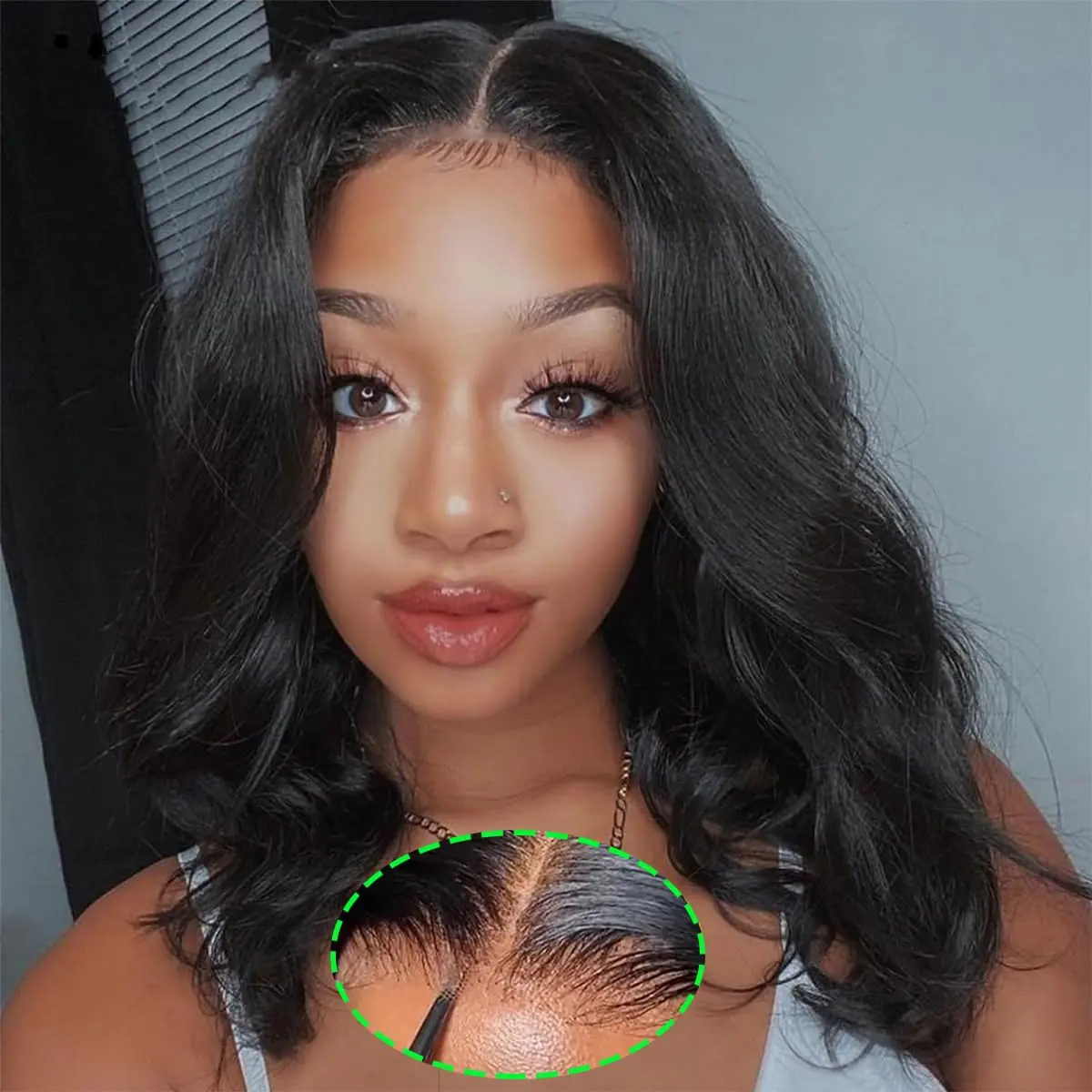 Bling Hair Body Wave 6X4 Ready To Go Glueless Wig Human Hair Wigs Pre Plucked 5x7 Glueless Lace Closure Wigs Wig For Women