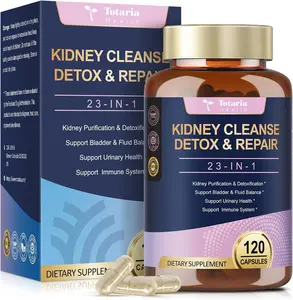 Kidney Cleanse Detox & Repair, Advanced Kidney Support Supplement - Cranberry & Chanca Piedra Pills for Bladder Control, Urinary Pain Relief, Cranberry Urinary Tract Health, Kidneey Stones Dissolver
