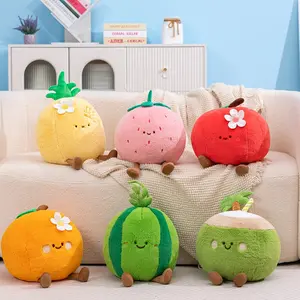 Adult Fruit Series Pillow Sofa Cushion Home Decorative Cushion Living Room Bedroom Bedside Bay Window Fresh Fruit Vegetable Combo Pillow