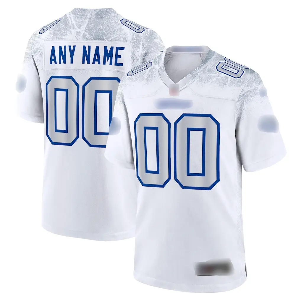 Buffalo Football Jersey Custom Player Edition - Authentic Game Day White & Royal Blue Fan Apparel