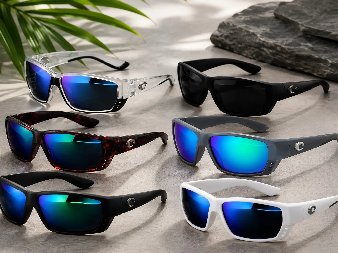 Costa Polarized Sunglasses with Lightweight Comfort for Boating Beach Vacations and Outdoor Sports