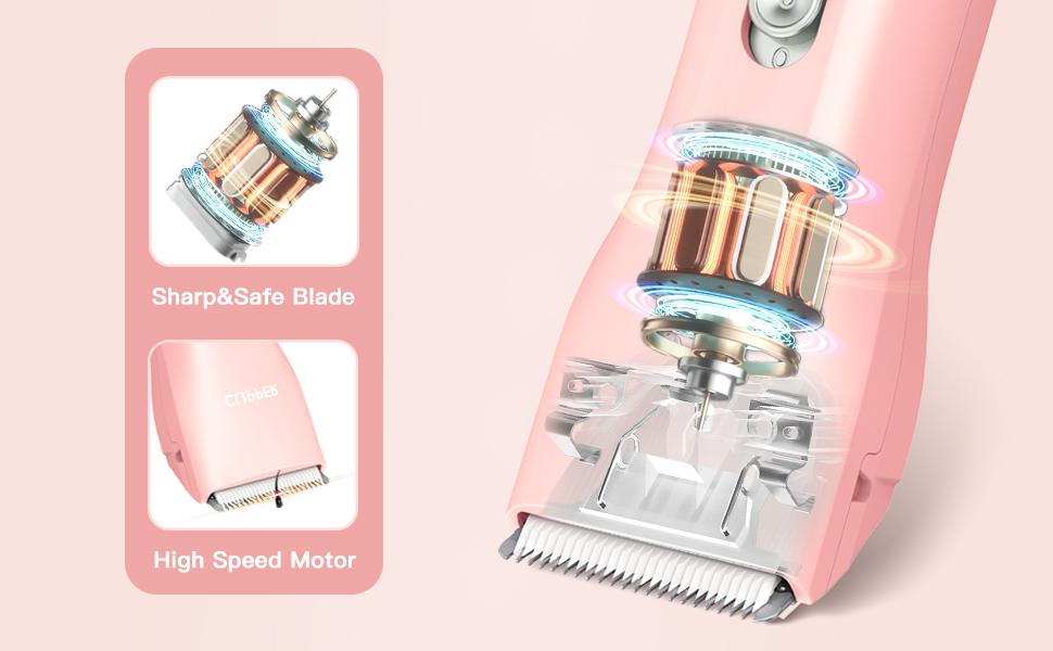 Pet Clippers, Dog Hair Grooming Low Noise, Rechargeable Cordless Cat Shaver with Ceramic Blade,Portable Pet Hair Trimmer for Matted & Long Hair