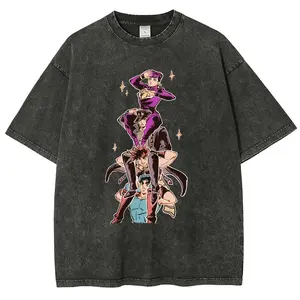 JoJo’s Bizarre Adventure Unisex Fit Washed T-Shirt 3