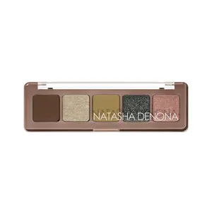 NATASHA DENONA Mini Gloom Eyeshadow Palette - 5 Pan Modern Formula with Matte Metallic & Sparkling Foiled Shimmer Eyeshadows from Italy