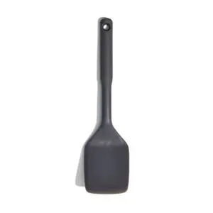 Silicone Flex Turner: Black Nylon & Silicone Cooking Spatula, Dishwasher-Safe, 12.25" Length