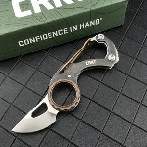 Portable Keychain Knife, 8cr13mov Blade, 420 Steel Handle, Foldable Pocket Knife, Outdoor Camping Fishing Utility Tool, Outdoor Folding Tool, Stainless Steel Knives