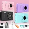 1080P Digital Camera with 32GB SD Card, 16X Optical Zoom, Portable Mini Camera, Point and Shoot Camera, Y2K Gifts