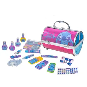 Stitch Girls Beauty Makeup Case Kit Real Washable Makeup Set Play Makeup Party Favor Ages 3+ By Townley Girl