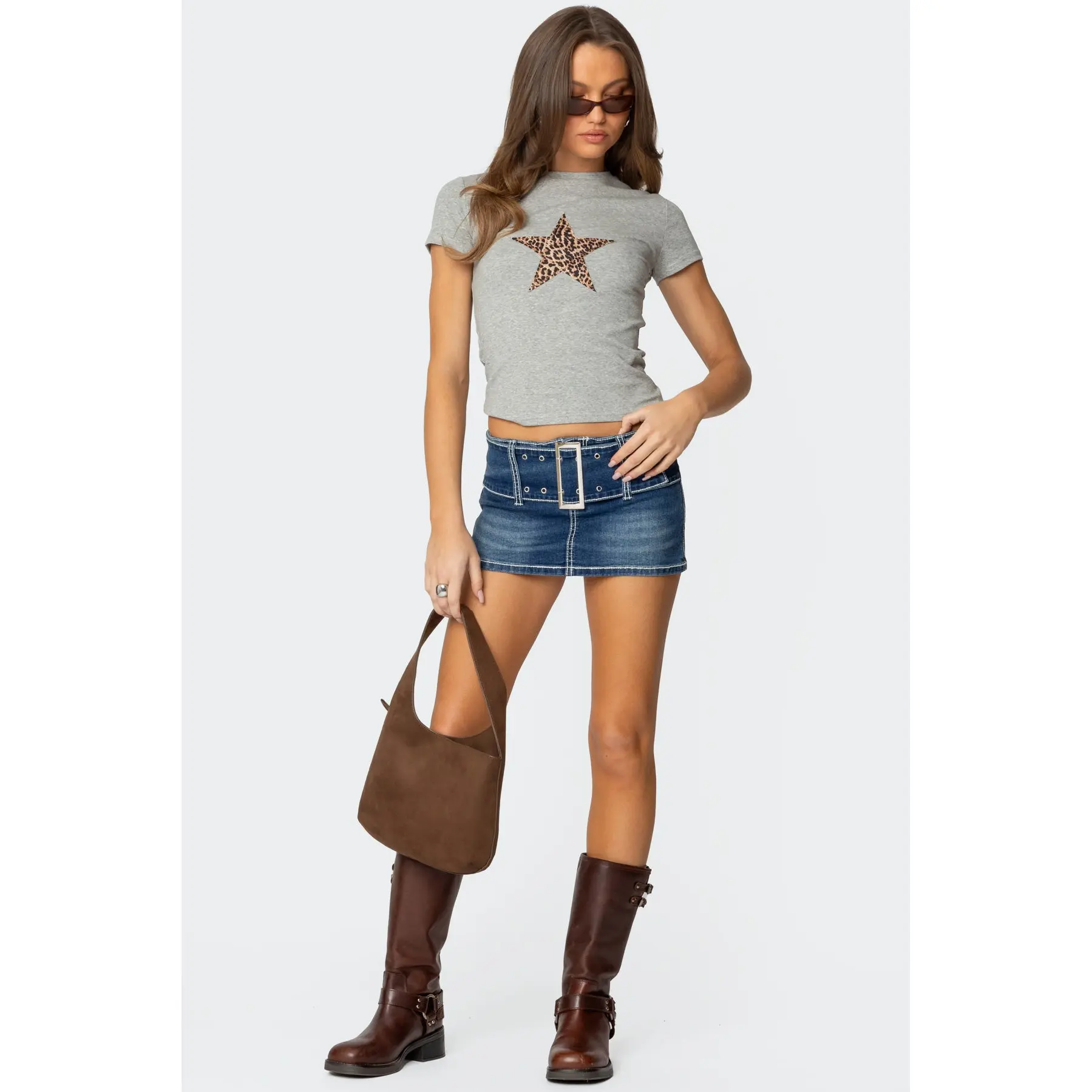 Payson Wide Belted Mini Skort Payson Wide Belted Mini Skort