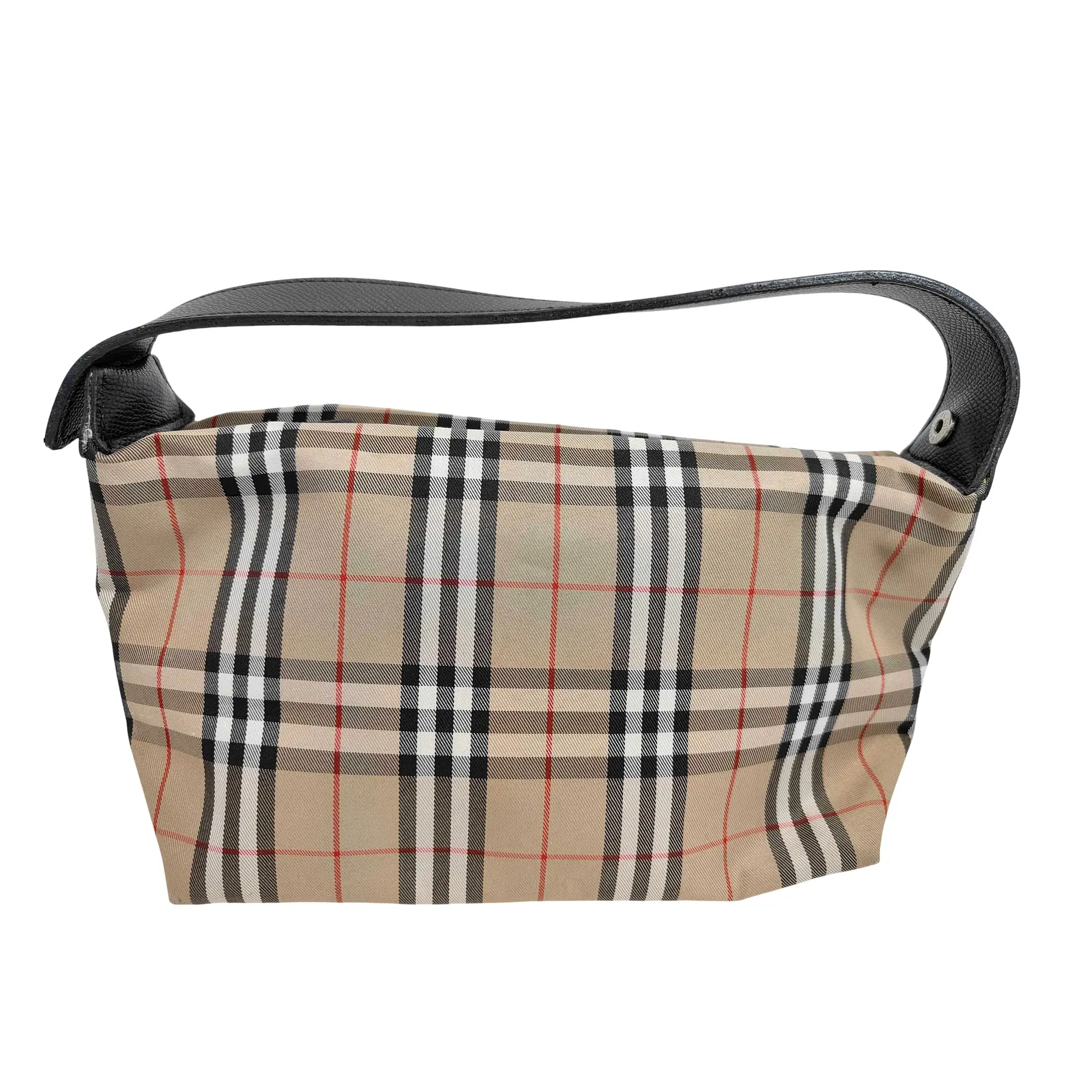 Pre-owned BURBERRY canvas Shoulder Bags Nova Check Shoulder Bag (2260004426888)