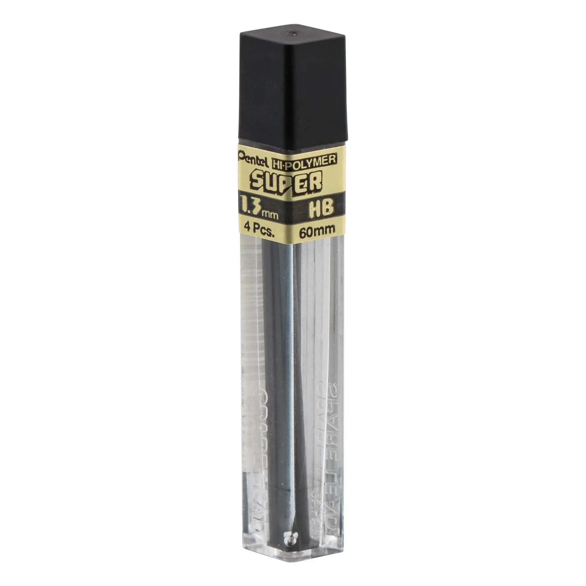 Pentel Super Hi-Polymer Graphite Pencil Lead Refill, 1.3mm HB, 8pcs/Tube, for Lead Mechanical Pencils, Lead Mechanical Pencil
