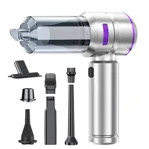 2026 new model 6000pa powerful handheld vacuum cleaner, lightweight vacuum cleaner and blower, USB rechargeable mini vacuum cleaner, suitable for car, home, and pet hair cleaning, comes with various accessories