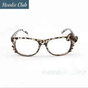 Y2K Hello Kitty Leopard Print Kawaii Eyeglass Frames – Retro Cat Eye, Cute Cartoon Fashion, No-Lens Decorative Party Eyewear for Women Polarized Sports Sunglasses with UV Protection glass outdoor Unbreakable cycling men windproof smart audio biking school