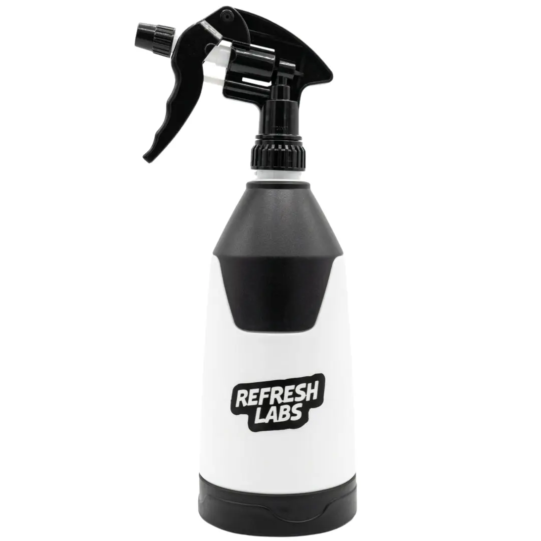 Pro Mist 32oz Premium Ergonomic Trigger Adjustable Sprayer - 360° Technology Multi-Angle 360 Spray Bottle Watering Equipment, Fine-Mist Aerosolization, All Seasons Balcony Use for Pet Turf Watering & Cleaning