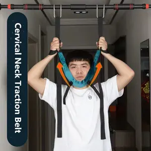 Cervical Neck Traction Belt Hanging Neck Stretching Cervical Spondylosis Treatment Device Cervical Spine Orthosis Traction Frame sports