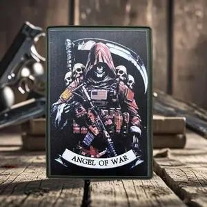 Reaper Tactical Badge Skull PVC Hook&Loop Patch Military Morale Army Armband Backpack Accessories Stickers Camo Patch