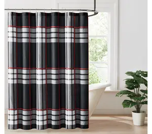 Truly Soft Danbury Plaid Shower Curtain