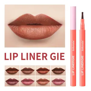 1Pcs 8 Colors Lip Liner Pencil  Long-Lasting Waterproof Lipstick Contouring Pen Non-Fading Lip Line Marker Creat Sexy Lip Womens cosmetics holiday gift Lipliner Lip Liner Makeup
