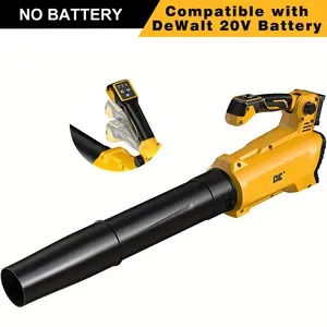 Cordless Leaf Blower for DEWALT 20V Max Battery,  Handheld Snow Blowing Tool w/Turbo Mode & Adjustable Speed, Electric Portable & Lightweight Blowers for Lawn Care, Cleaning Leaves