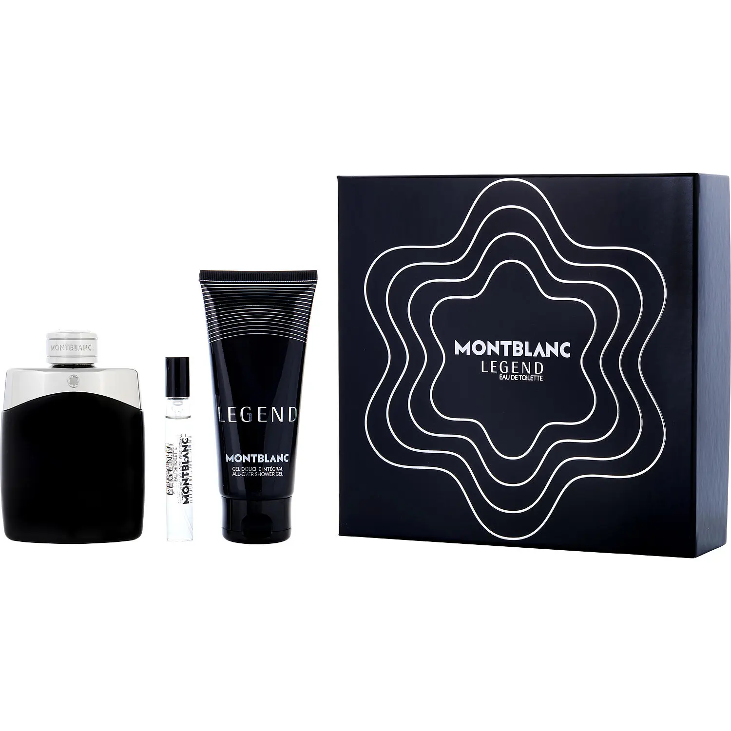 Mont Blanc Legend Set-Edt Spray 3.3 Oz & Shower Gel 3.3 Oz & Edt Spray 0.25 Oz For Men Mont Blanc Legend Set-Edt Spray 3.3 Oz & Shower Gel 3.3 Oz & Edt Spray 0.25 Oz For Men
