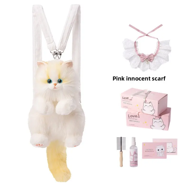 Cute Dun-dun (Medium Size) + Pink Innocent Scarf