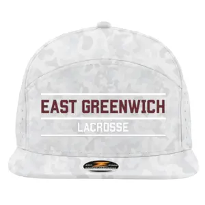 East Greenwich Lacrosse Premium Snapback (white camo 7-panel)