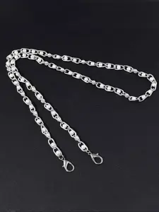 Silver Color 1pc 23.62-43.31inch Faux Pearl Chain Shoulder Strap, Adjustable Strap, Replacement for Crossbody Bag Handbag, Casual Style, All Seasons