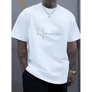 Unisex Vintage Graphic T-Shirt White "Balance" Minimalist Text Design 100% Cotton Crew Neck Summer Outfits Machine Washable Trendy Tees