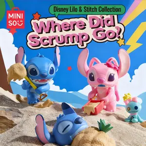 Disney Lilo & Stitch "Where Did Scrump Go?" Blind Box | Adorable Stitch & Angel Sandcastle Figures - Perfect Cute Decor & Gift for Stitch Lovers (US Version)