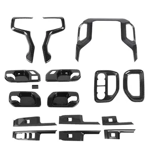 For 2019-2022 Chevy Silverado Interior Center Console Decor Cover Trim Kit (16 pcs)