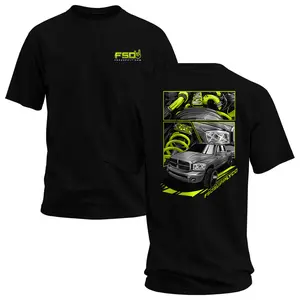 2026 Diesel Power graphic T-shirt, neon coil design, by FSD, off-road truck graphic tee, stylish automotive style, unisex, comfortable pure cotton fabric, perfect for everyday wear, apparel for truck enthusiasts, casual streetwear, a great gift for diesel