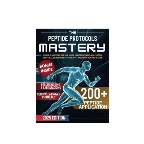 The Peptide Protocols Mastery: Clinically-Backed English Paperback (95 Pages, 8.5x11", 10.9oz) with Rapid Healing, Muscle Growth, Anti-Aging Protocols, Safe Stacks, Dosing & Cycling to Optimize Body & Mind Visibly in Weeks