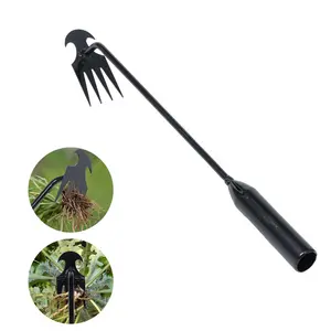 Garden Weeding Pulling Tool, 4 Teeth Weed-Puller Tool, Manual Garden Weeder Tool for Vegetable Gardening Planting, Durable Gardening Tool, Garden Tools