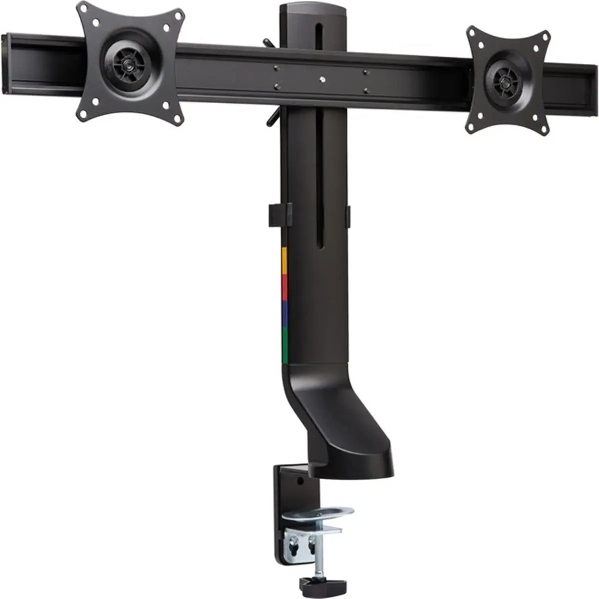 SmartFit Dual Monitor Desk Mount, Universal Mount for Action Cameras & Electronics Devices, Supports 2 Monitors